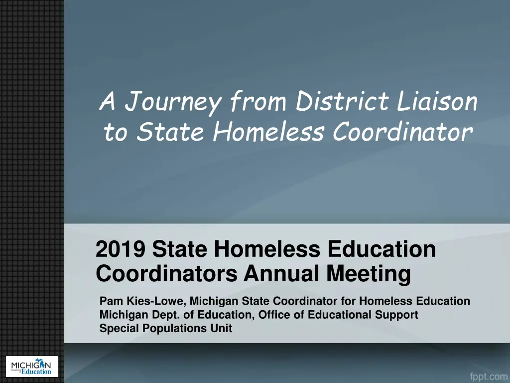 a journey from district liaison to state homeless