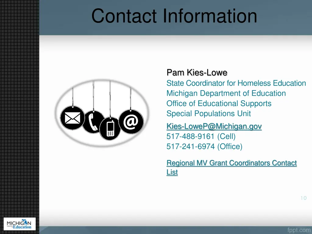 contact information