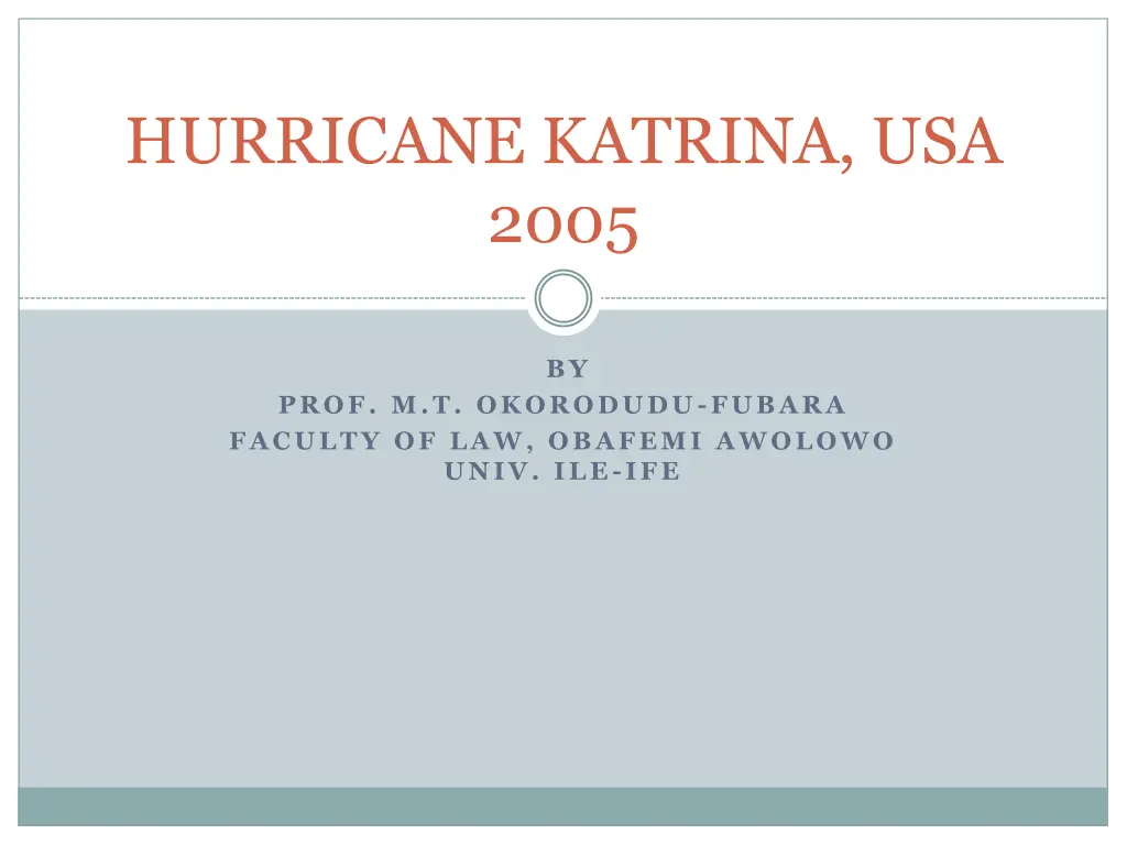 hurricane katrina usa 2005