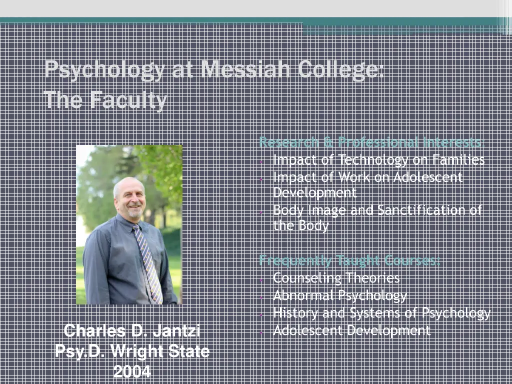 psychology at messiah college the faculty 4
