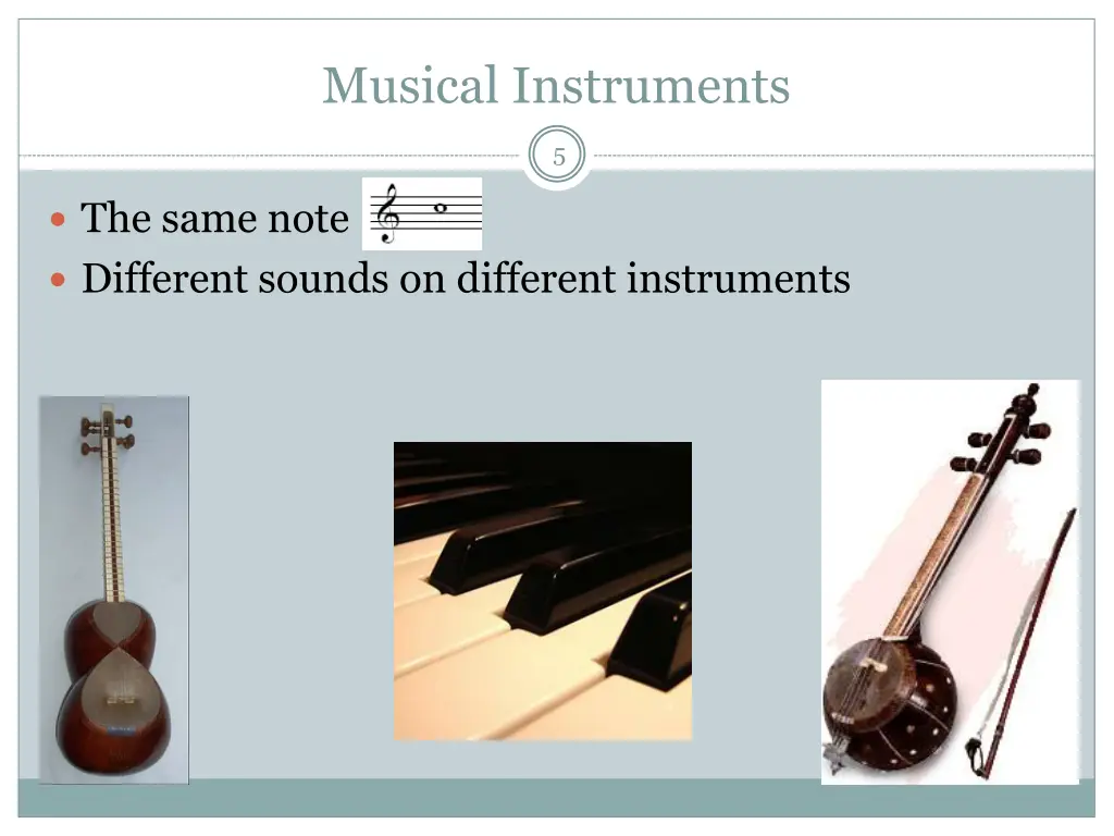 musical instruments
