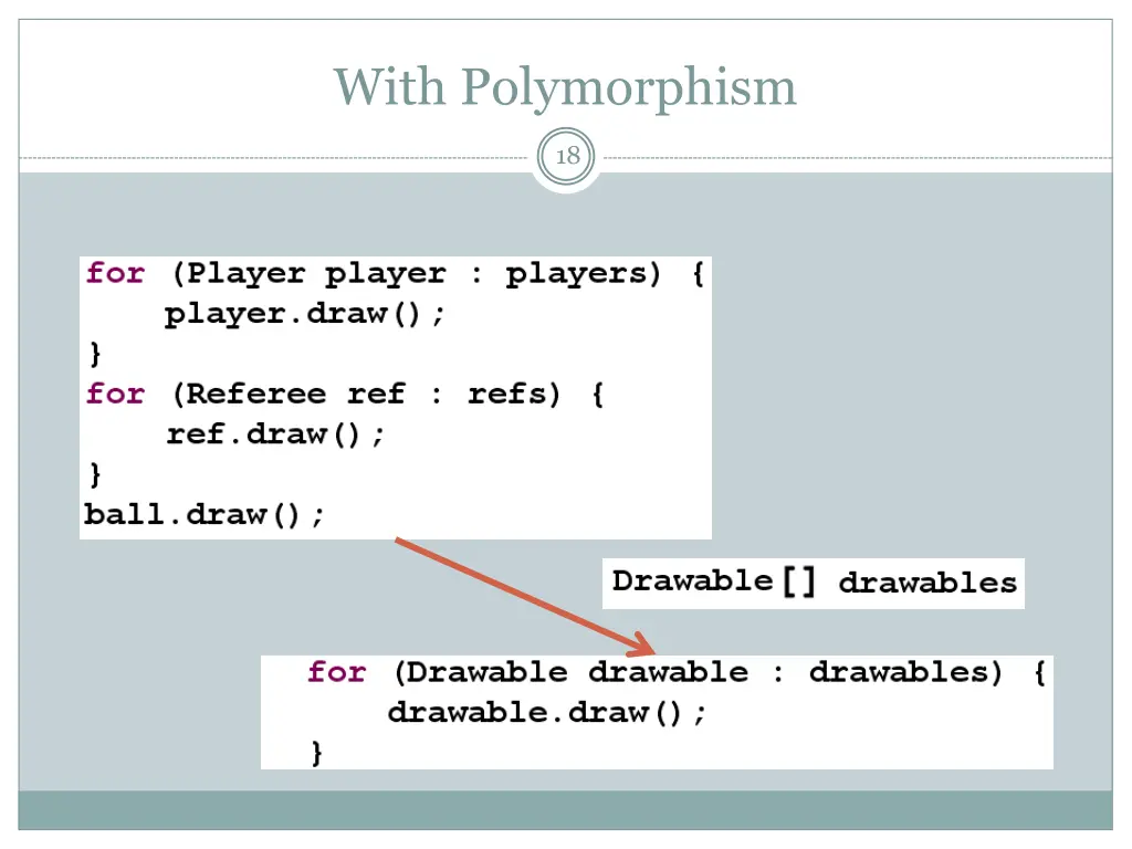 with polymorphism