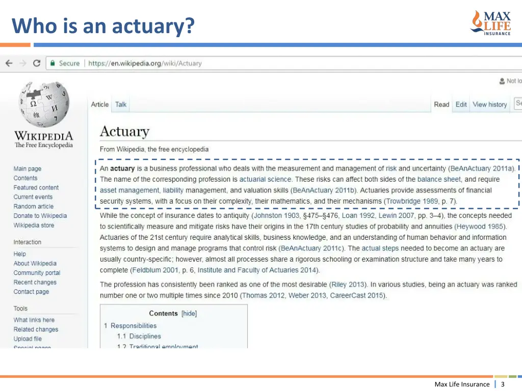 who is an actuary