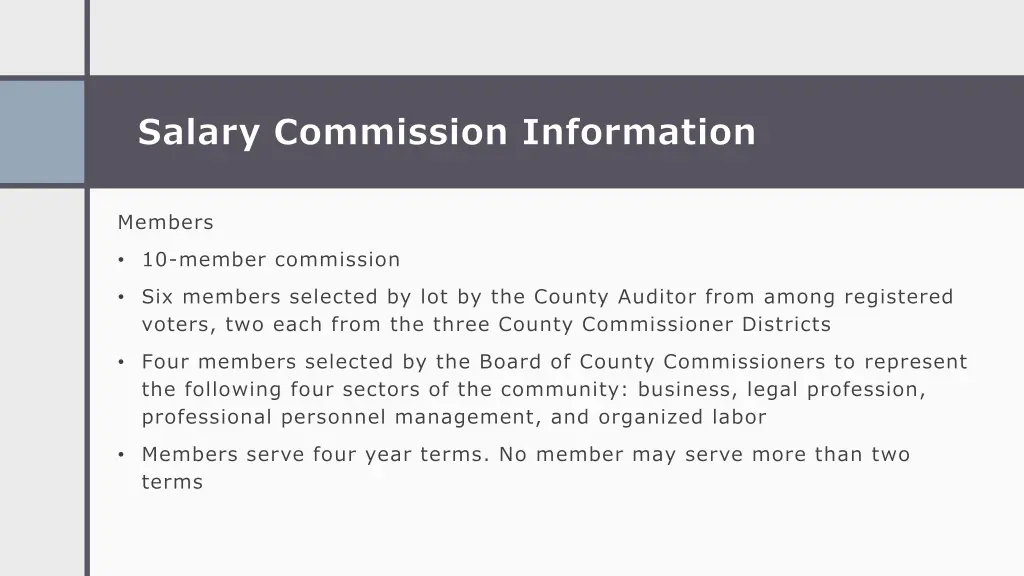 salary commission information