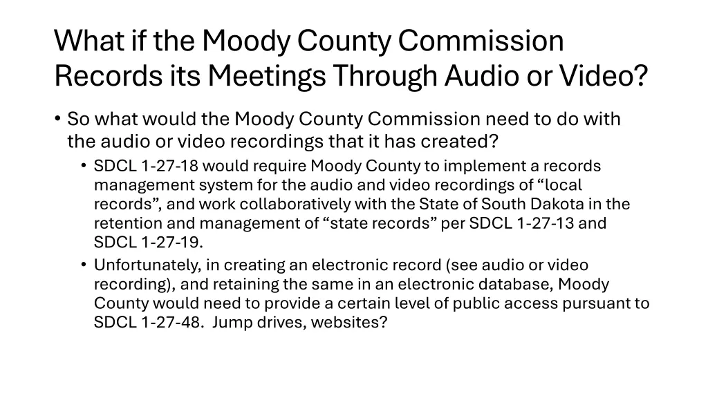 what if the moody county commission records 2