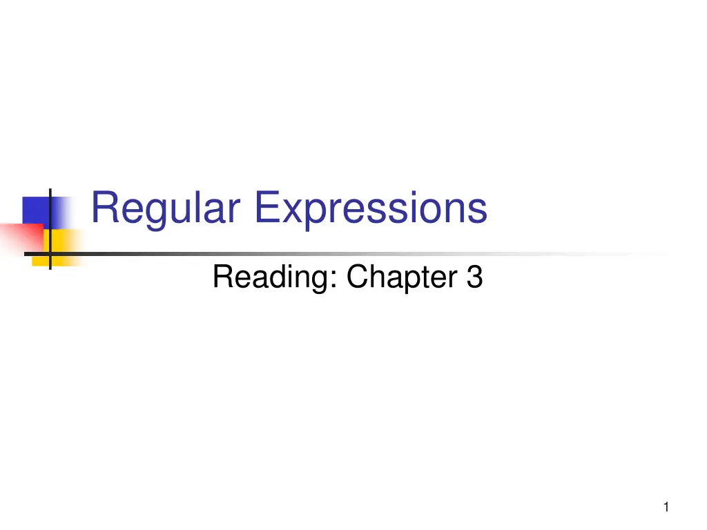regular expressions