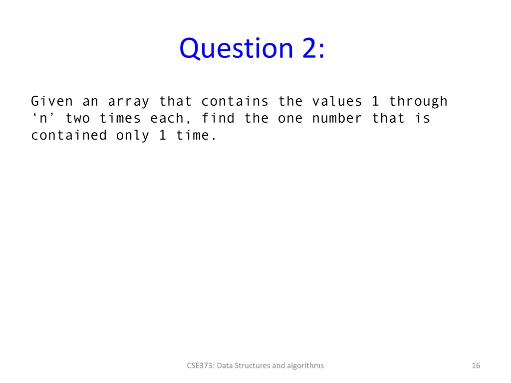 question 2