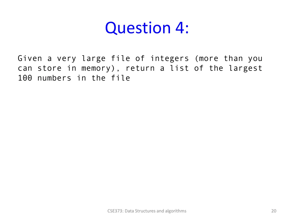 question 4