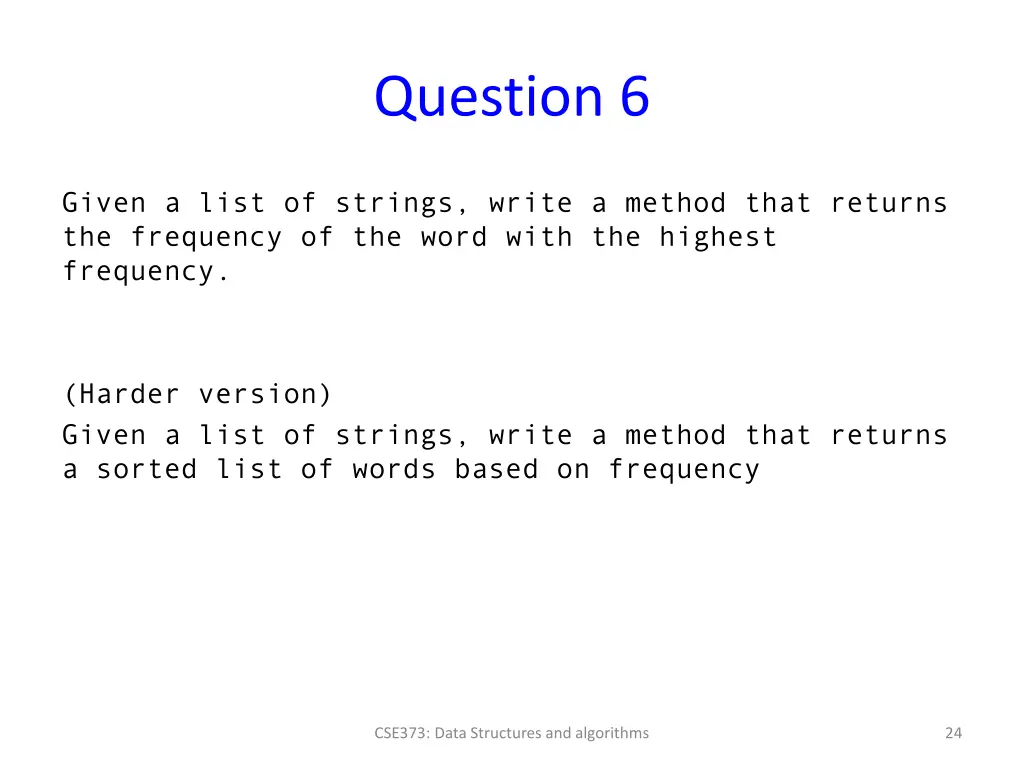 question 6