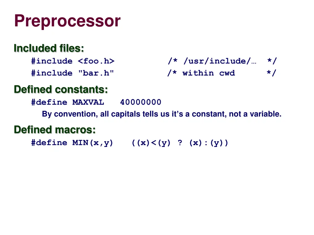preprocessor 1