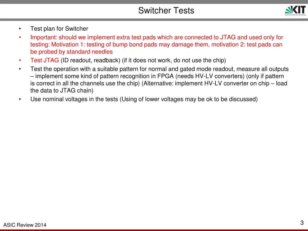 switcher tests