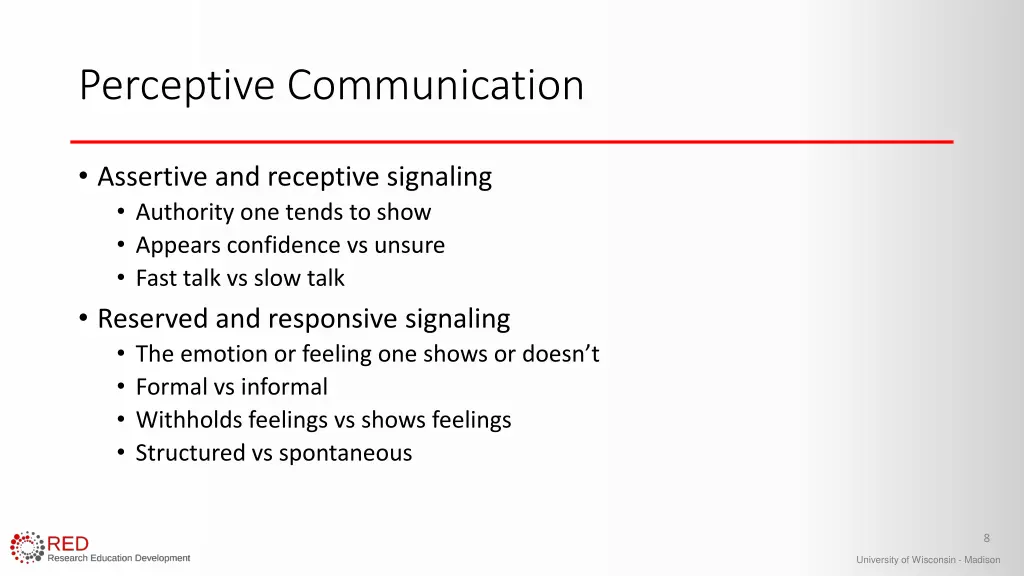 perceptive communication 2