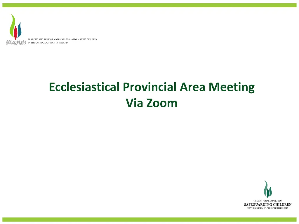 ecclesiastical provincial area meeting via zoom