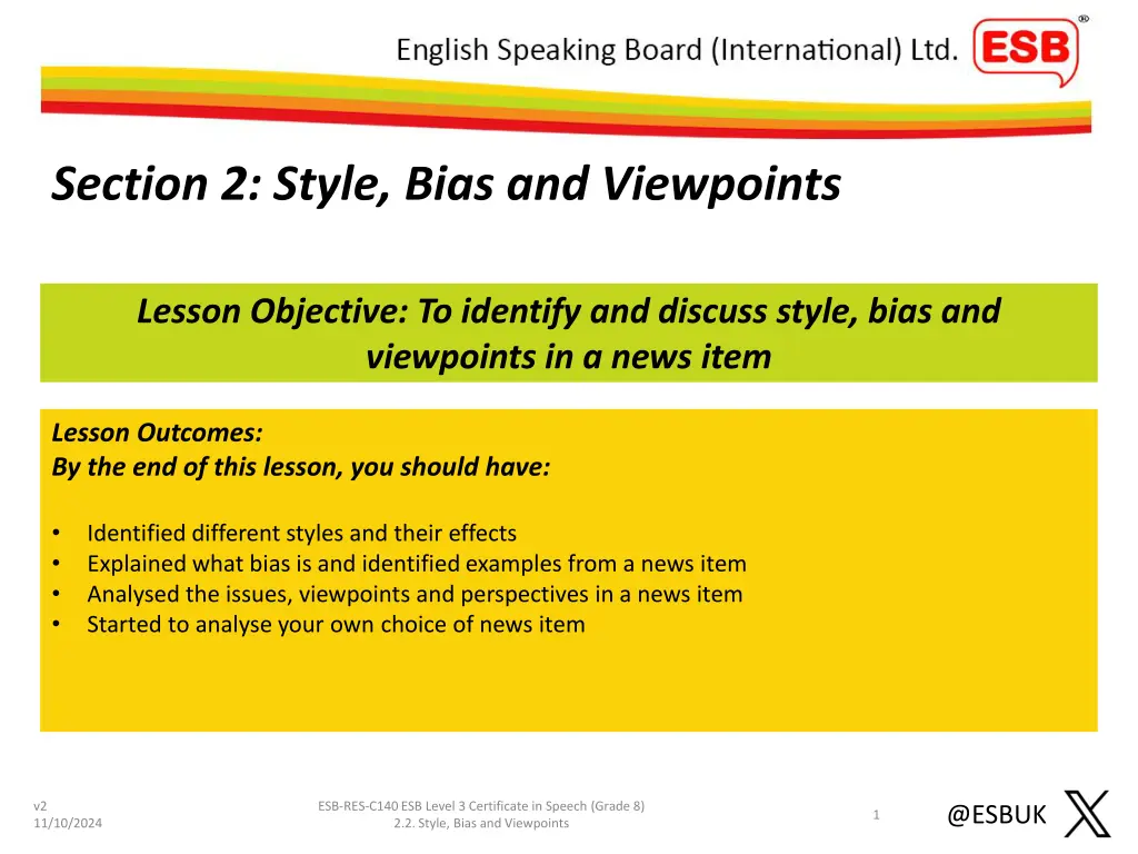 section 2 style bias and viewpoints