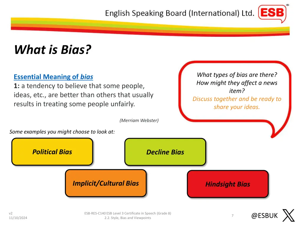 what is bias