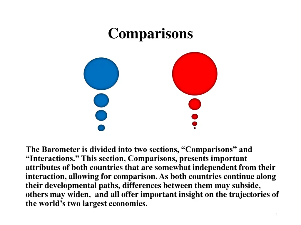 comparisons