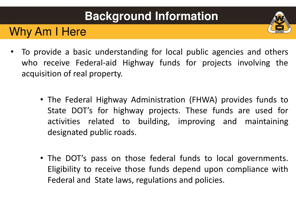 background information