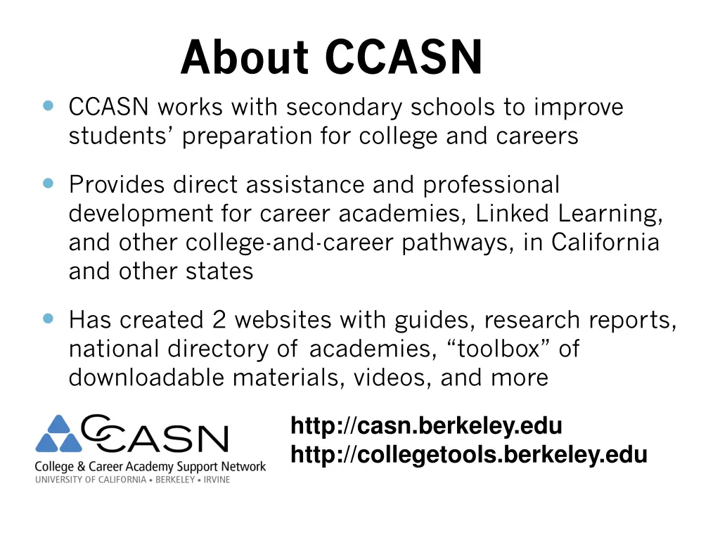 about ccasn