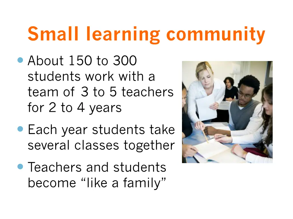 small learning community