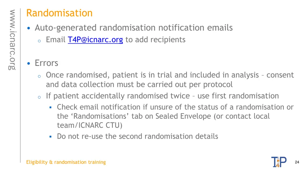 randomisation auto generated randomisation