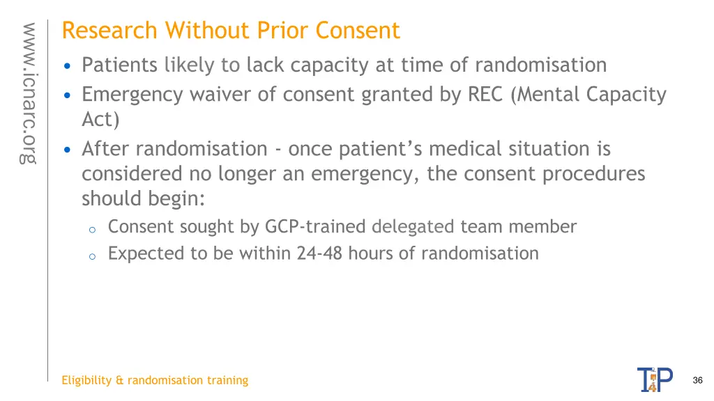 research without prior consent patients likely