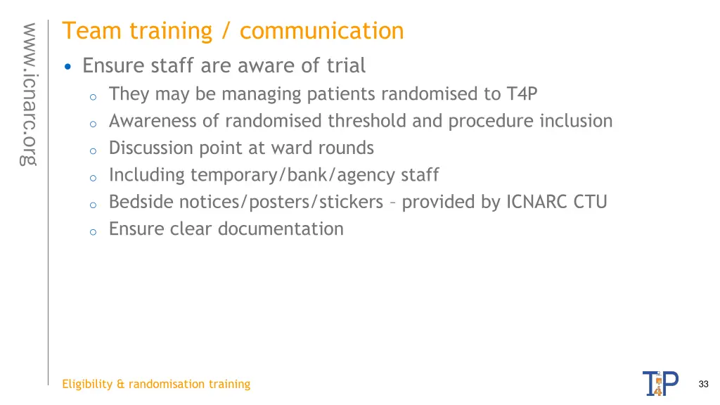 team training communication ensure staff