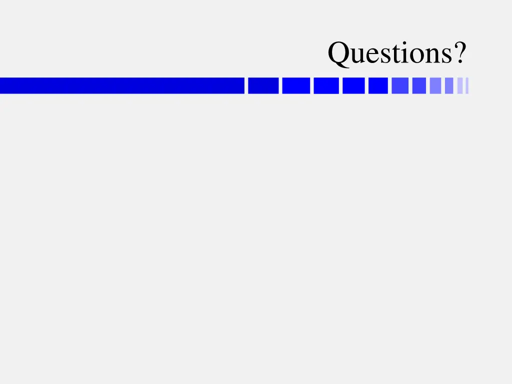 questions