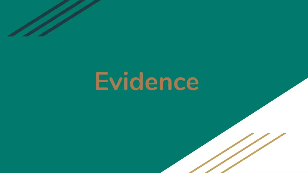 evidence