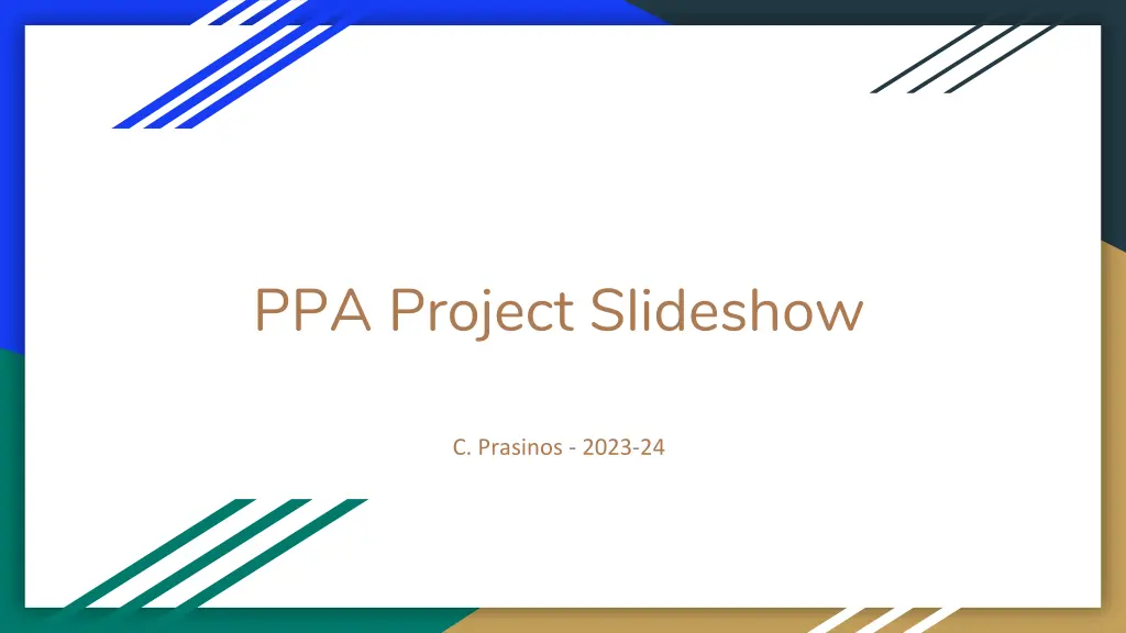 ppa project slideshow