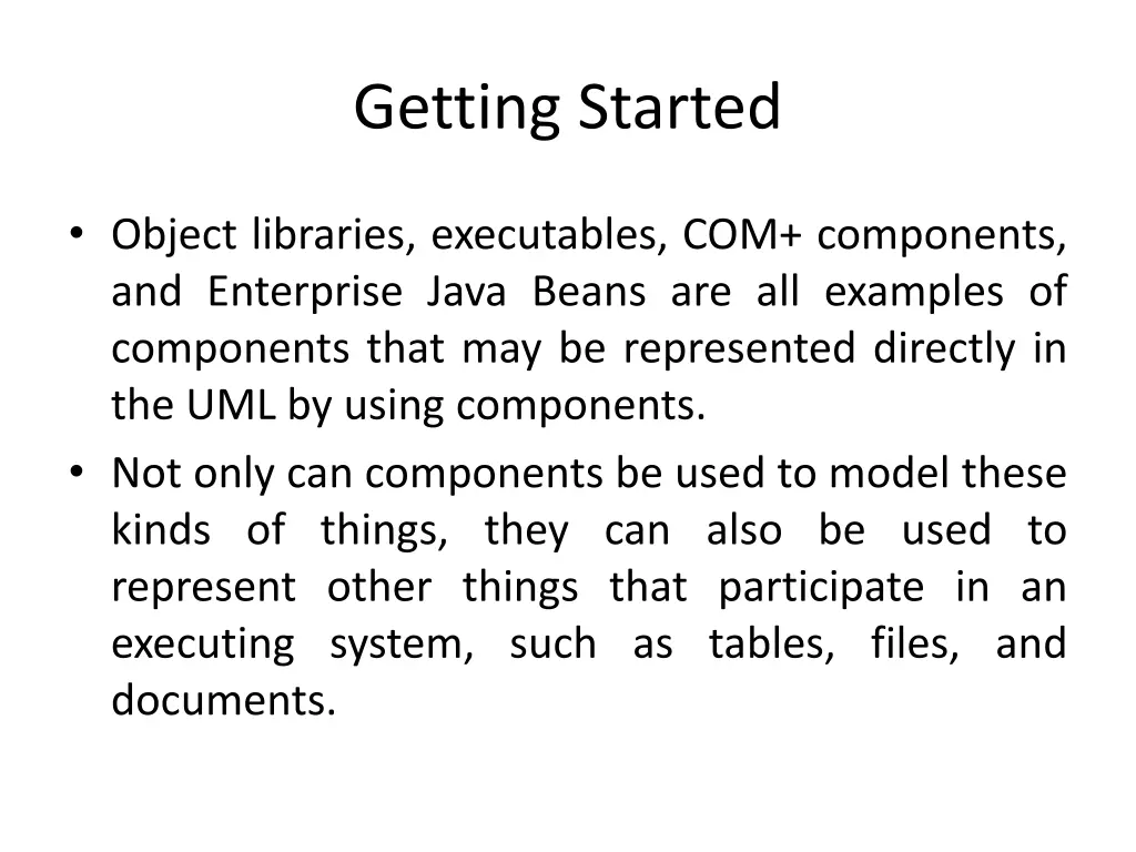 getting started 2