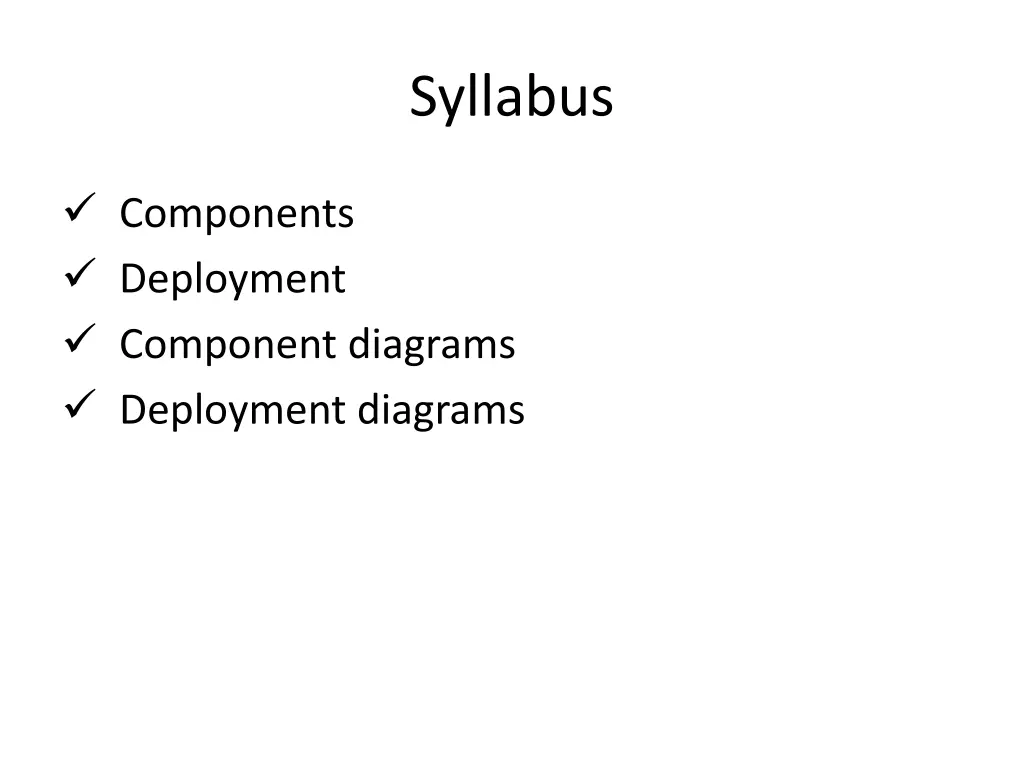 syllabus