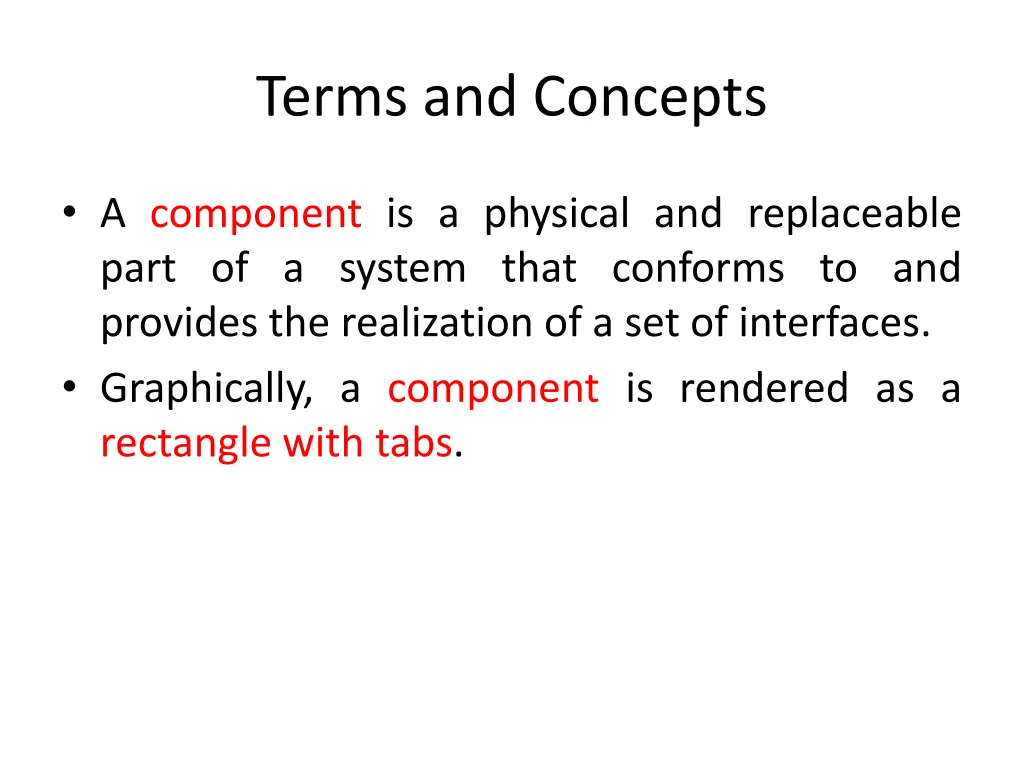 terms and concepts