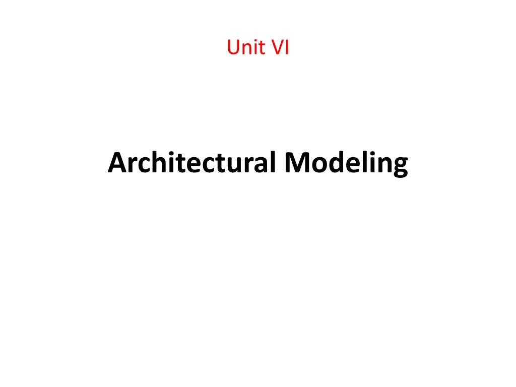 unit vi