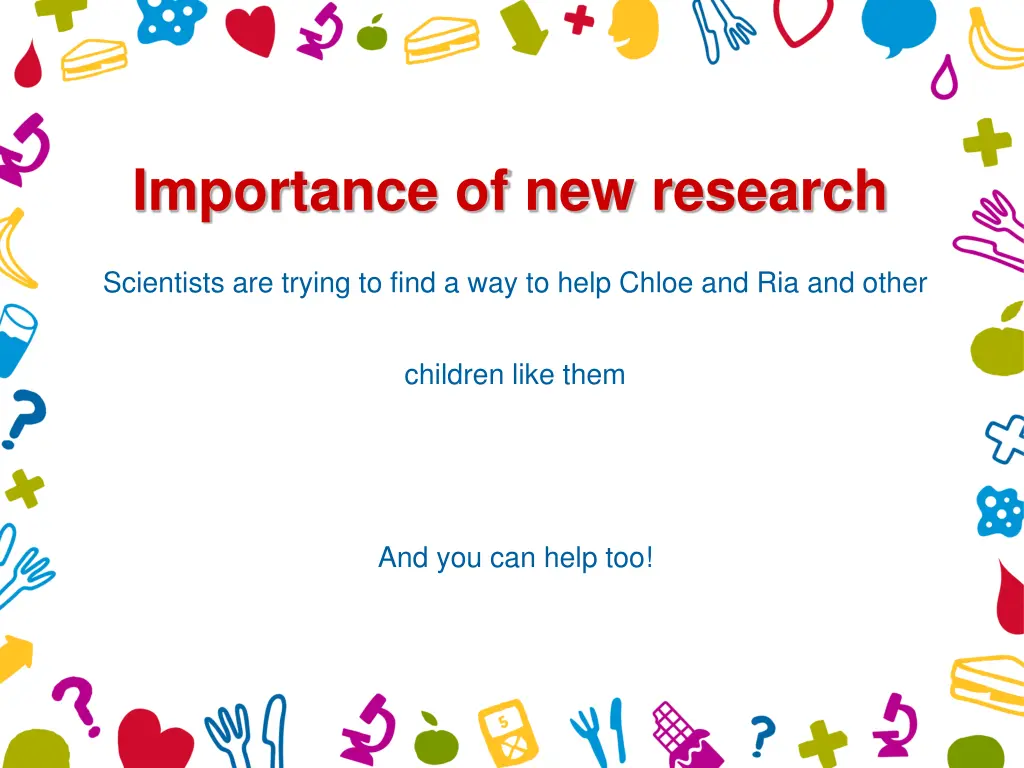 importance of new research 8
