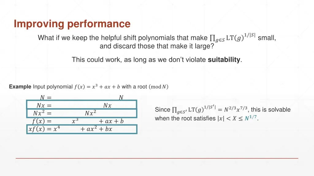 improving performance 2