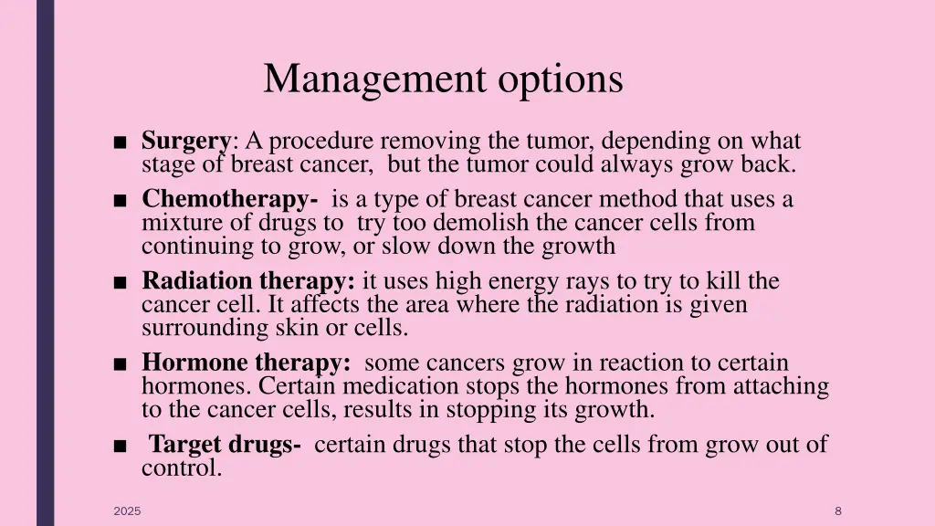 management options