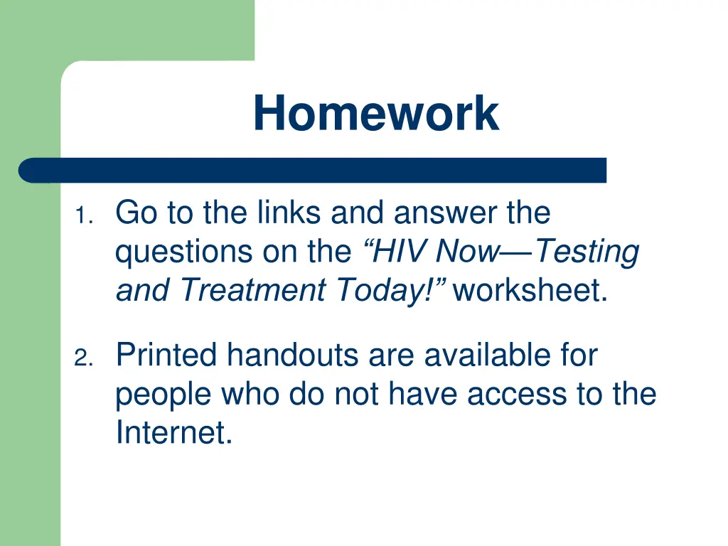 homework