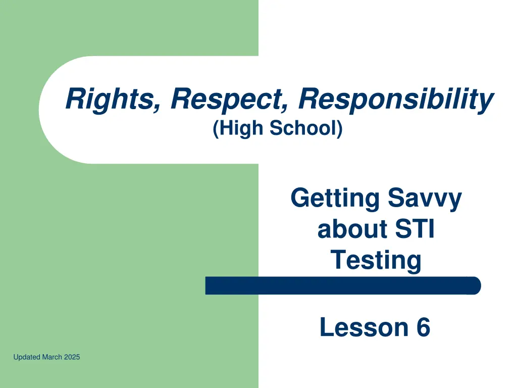 rights respect responsibility high school