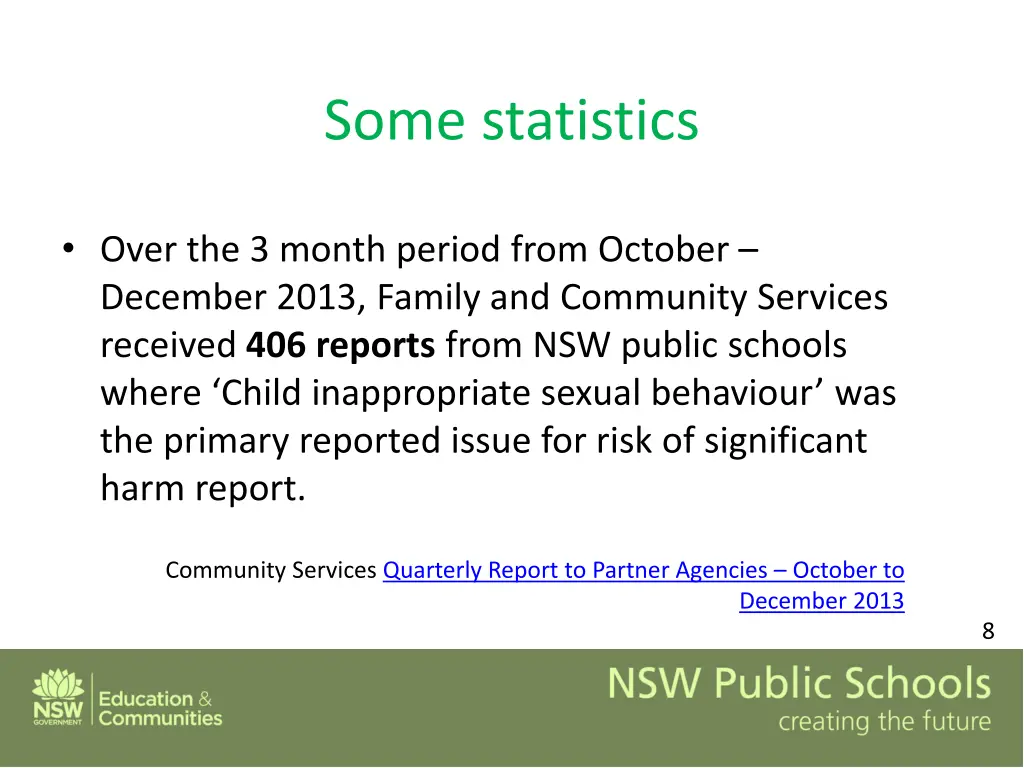 some statistics