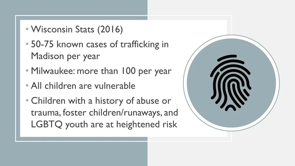 wisconsin stats 2016 50 75 known cases