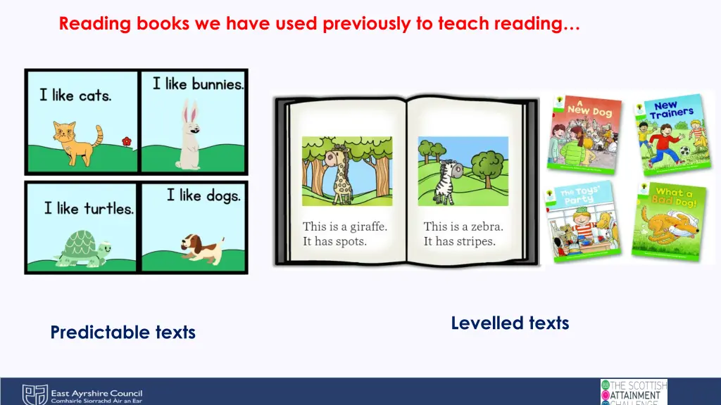 reading books we have used previously to teach