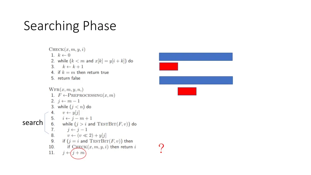searching phase