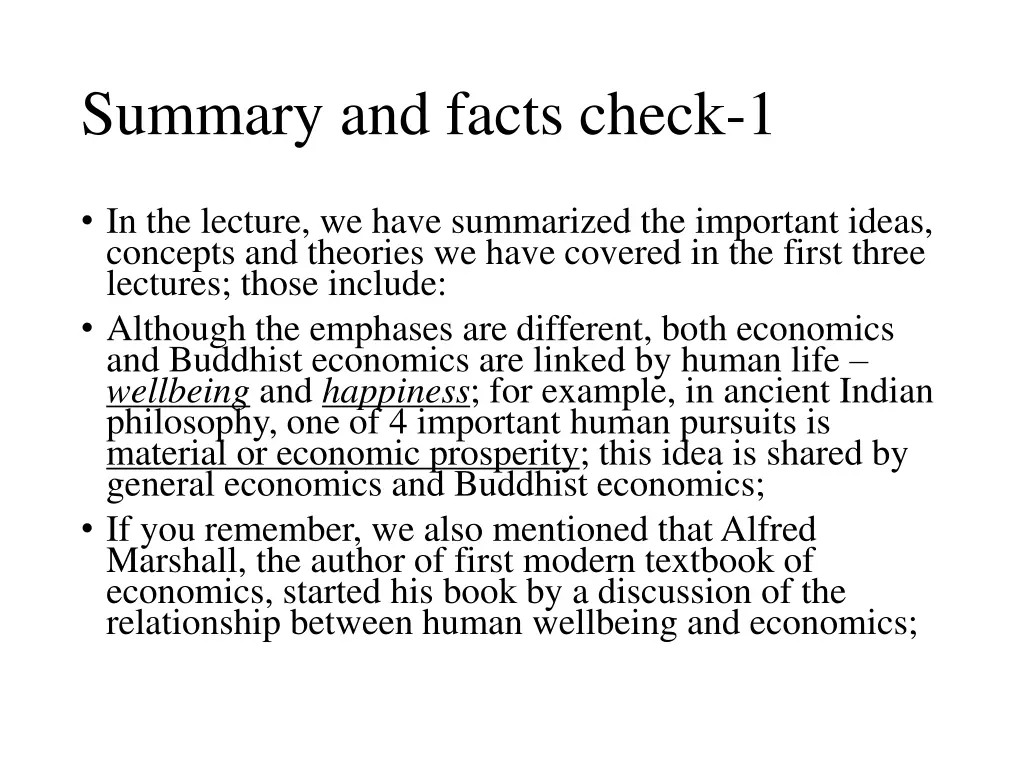 summary and facts check 1