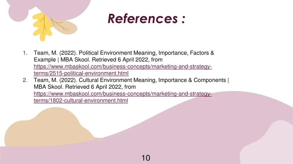 references