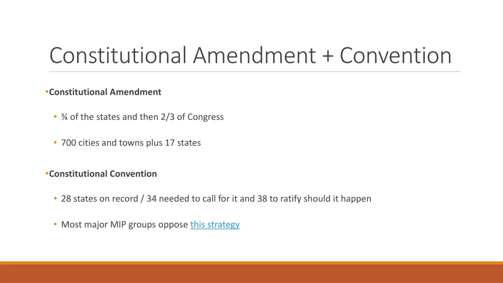 constitutional amendment convention