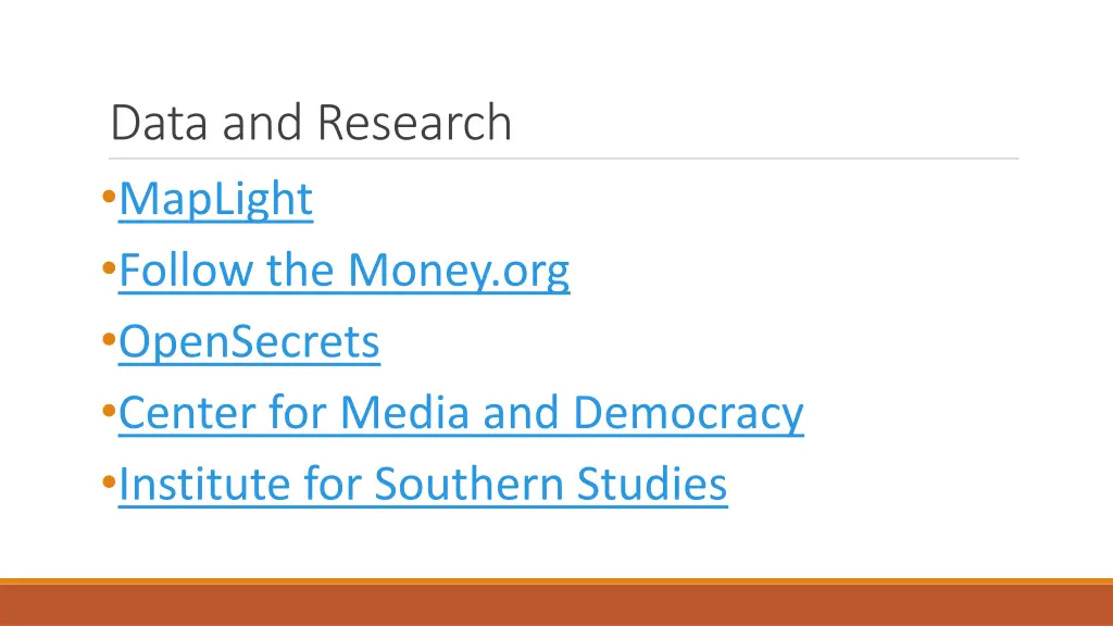 data and research maplight follow the money