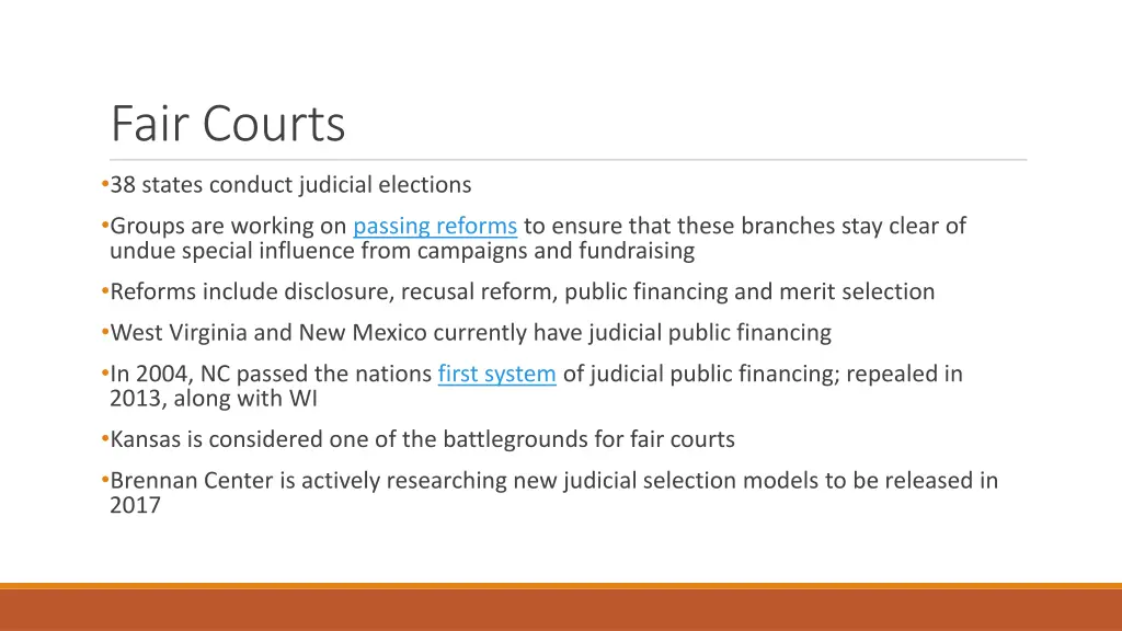 fair courts