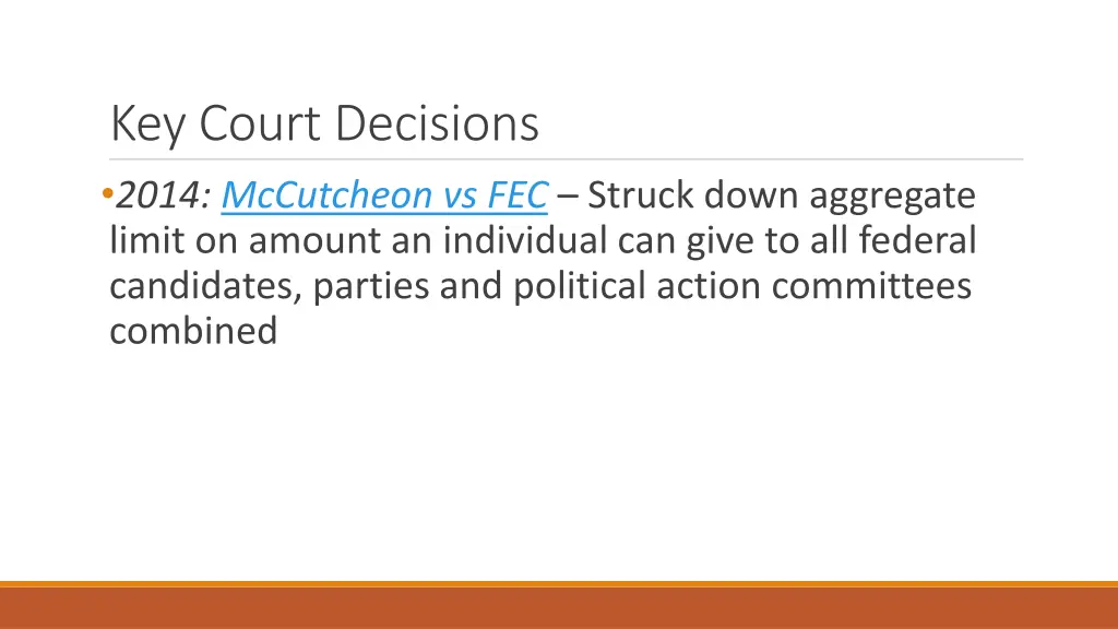 key court decisions 2014 mccutcheon vs fec struck