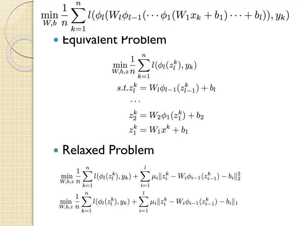 equivalent problem