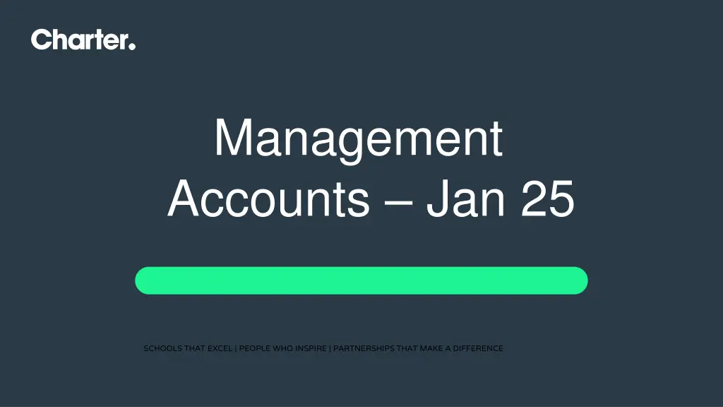 management accounts jan 25